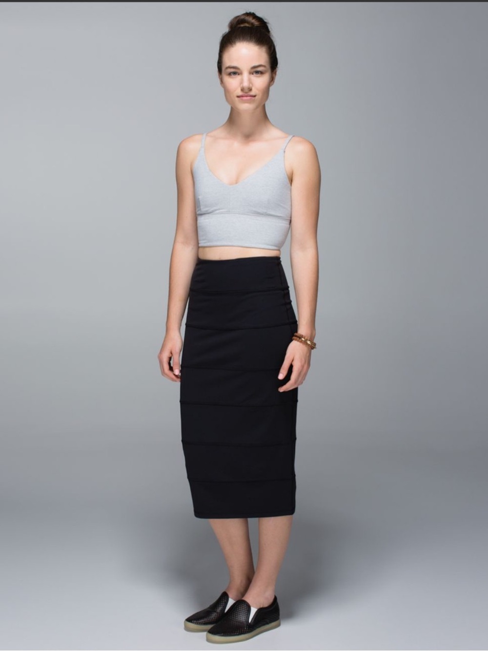 Lululemon yoga over skirt classic black neutral minimalist aesthetic casual 6